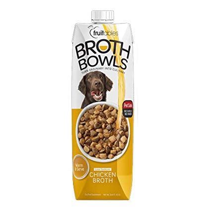 Fruitables® Broth Bowls Pet Safe Natural Food Topper (Chicken) exxab.com