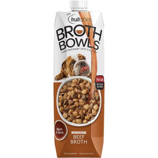 Fruitables® Broth Bowls Pet Safe Natural Food Topper (Beef) exxab.com