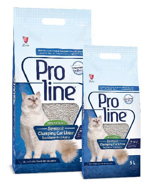 Proline® Bentonite Cat Litter 5ltr (3/pack) exxab.com
