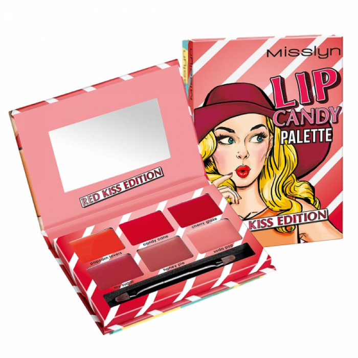 Misslyn Lip Candy Palette Red Kiss Edition