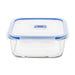 Luminarc Pure square cook & store glass container with Plastic lid - exxab.com