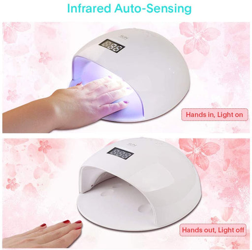 Sunny Lamp 2 in 1 UV LED Nail Dryer Light with 24 LEDs exxab.com