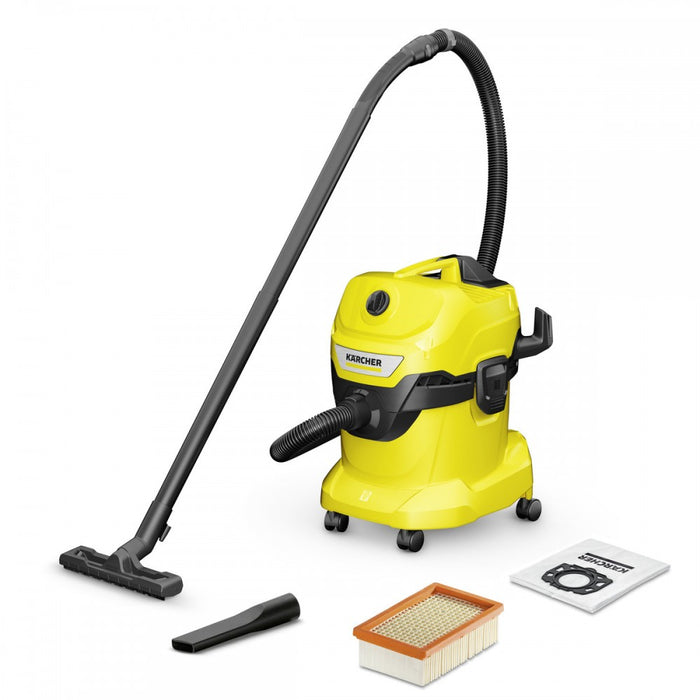 Karcher WD 4 V Wet and Dry Vacuum Cleaner 1000W 20L