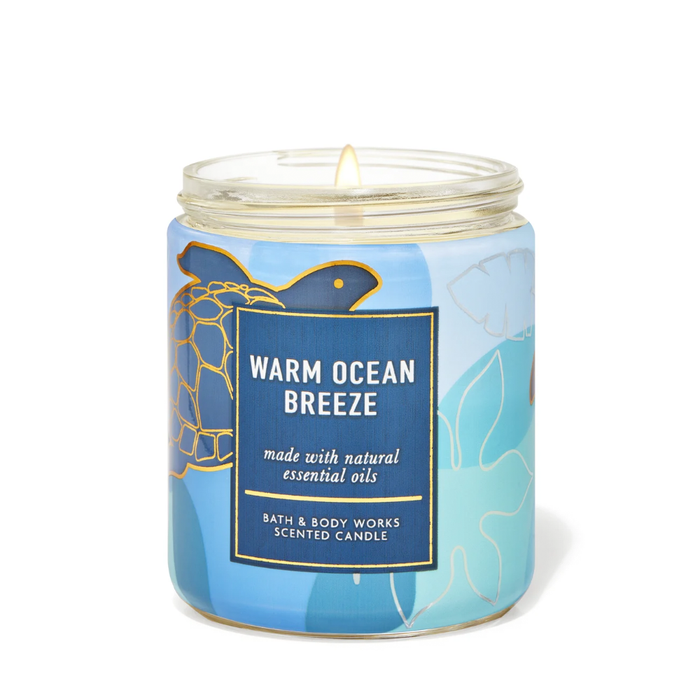 Bath & Body Works Warm Ocean Breeze Single Scented Candle