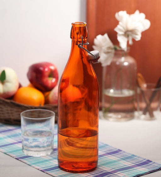 Bormioli Rocco 1-L Swing Top Glass Bottle - exxab.com