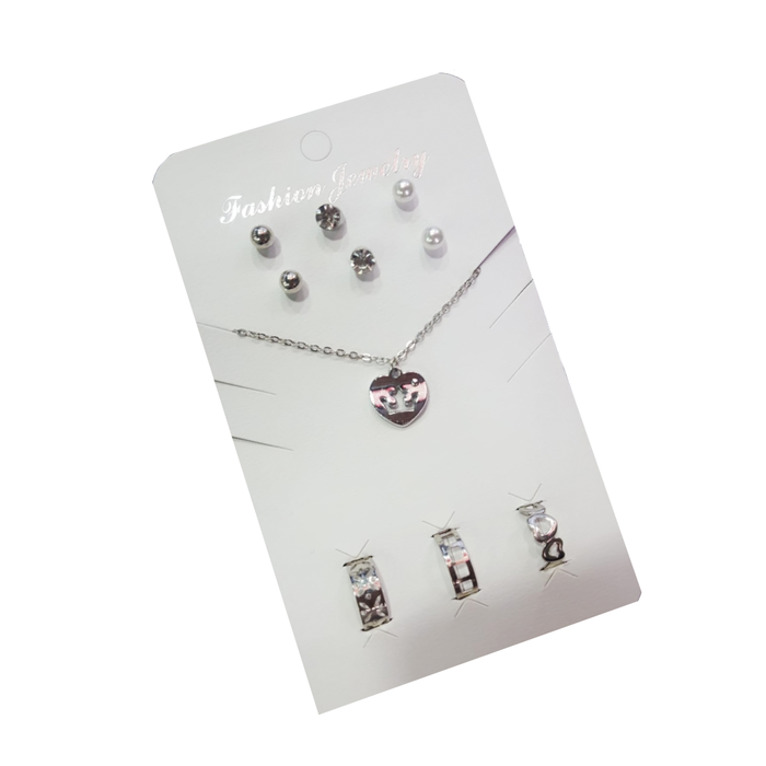 Woman's Silver Accessories Set