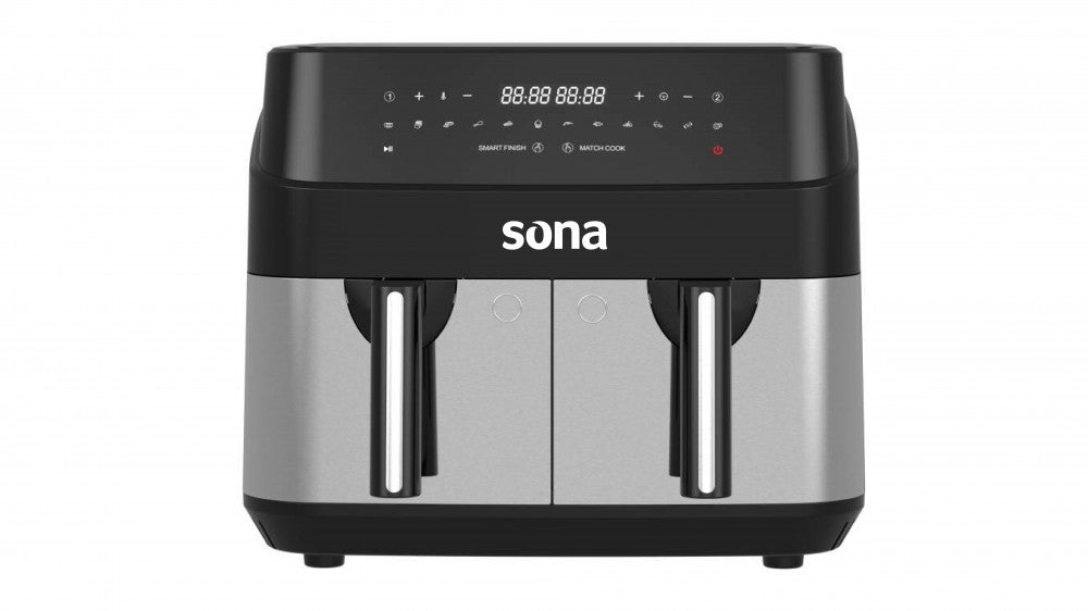 Sona SAF-9209 D Dual Basket Air Fryer 9 Liters 1750 watt