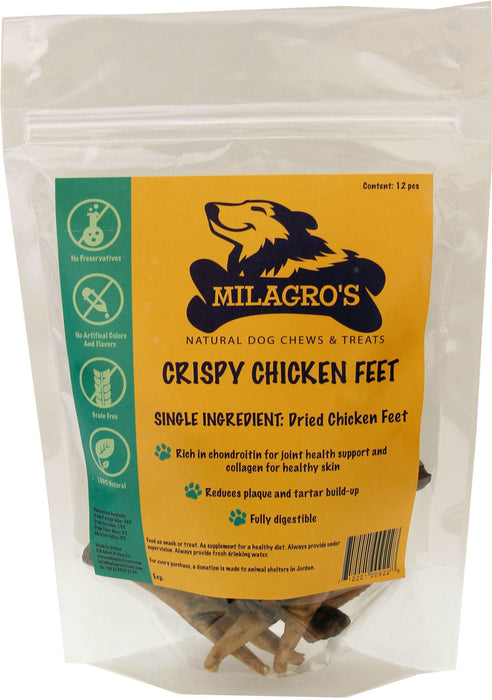 MILAGRO'S Crispy Chicken Feet (12 pcs) - exxab.com