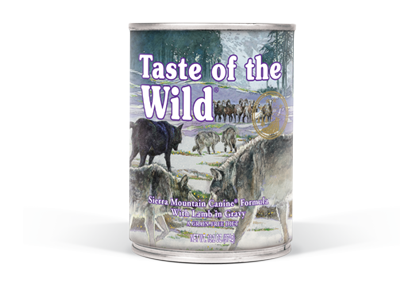 Taste of the wild® Sierra Mountain Canine Formula 374g (12/pack) - exxab.com