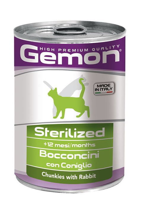 Gemon Chunkies with Turkey – Sterilized 415 g - exxab.com