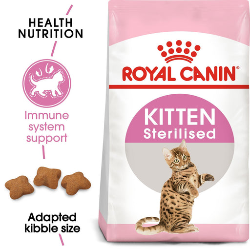 Royal Canin ® Kitten Sterilised Dry Food 2KG exxab.com
