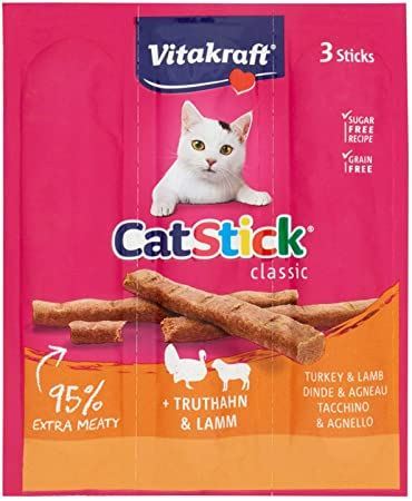 Vitakraft ® Grain Free CatStick Turkey & Lamb 12g exxab.com