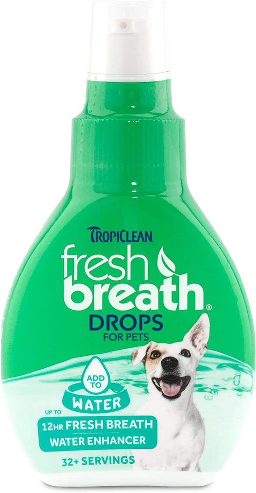 TropiClean® Fresh Breath Drops for dogs exxab.com