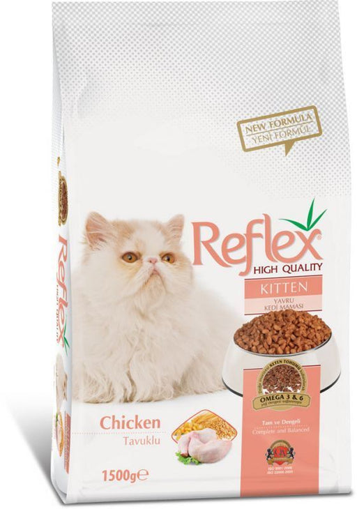 Reflex® Kitten Chicken Dry Food 15kg exxab.com