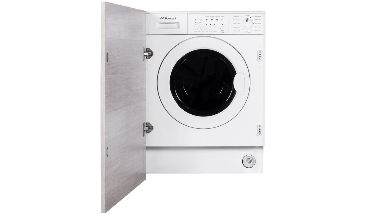 Bompani BO05309/E Built-in Washer and Dryer 1300 RPM Washer 8 kg Dryer 5 kg