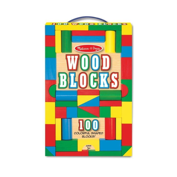 Melissa A Doug 481 set of 100 Piece Wood Blocks - exxab.com