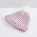 Stylish Winter Embellished Beanie Hat with Pom-Pom exxab.com
