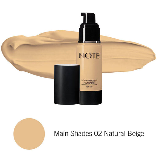 Note Detox and Protect Foundation 35 ml exxab.com
