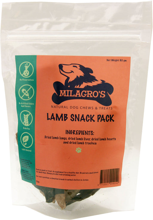 MILAGRO'S Lamb Snack Pack (80 gm) - exxab.com
