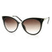 ZeroUV women's oversize detailed Indie cat eye sunglasses - exxab.com