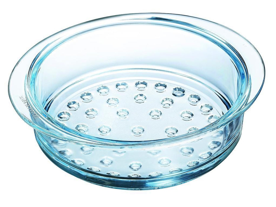 Pyrex P05N000 Glass Steamer Basket Clear Baking Dish Freezer Oven Microwave Safe - exxab.com