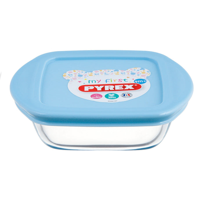 Pyrex kids glass round dish with lid - exxab.com
