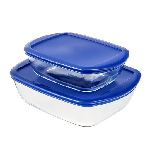 (Pack of 4) LOCK & LOCK Airtight Rectangular Food Storage Container 6-oz /  0.76-cup