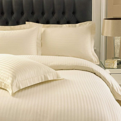 Cotton 100% Striped 300T King Bed Cover Set exxab.com