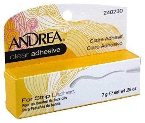 Andrea Clear Adhesive For Strip Lashes 0.25 Oz Tube 2 Pack exxab.com