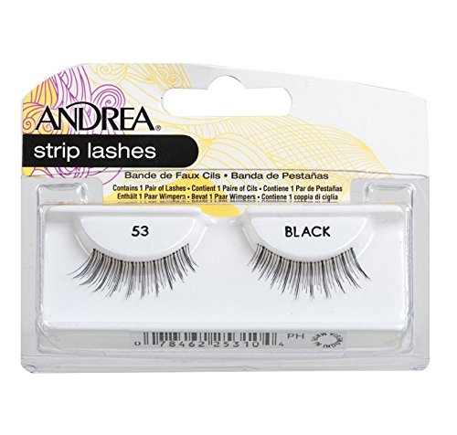 Andrea Eyelash Strip Lashes Black 53 1 Ea Pack of 4 exxab.com