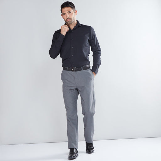 Men's Long Sleeves Shirt with Button Placket exxab.com