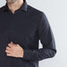 Men's Long Sleeves Shirt with Button Placket exxab.com