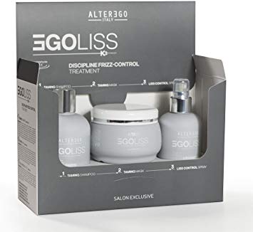 Egoliss Kit for Frizz and Undisciplined hair Set of 3 exxab.com
