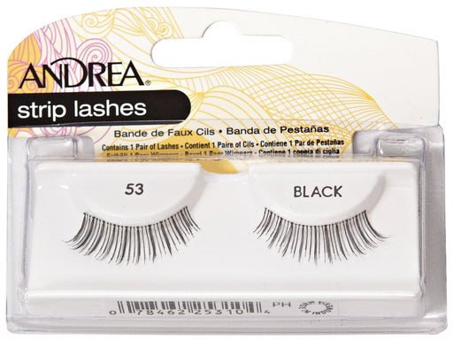 Andrea Eyelash Strip Lashes Black  53 1 Ea Pack of 6 exxab.com