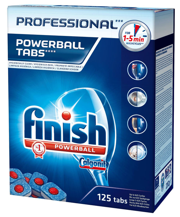 Finish Professional Powerball Dishwasher Cleaner 125 Tabs