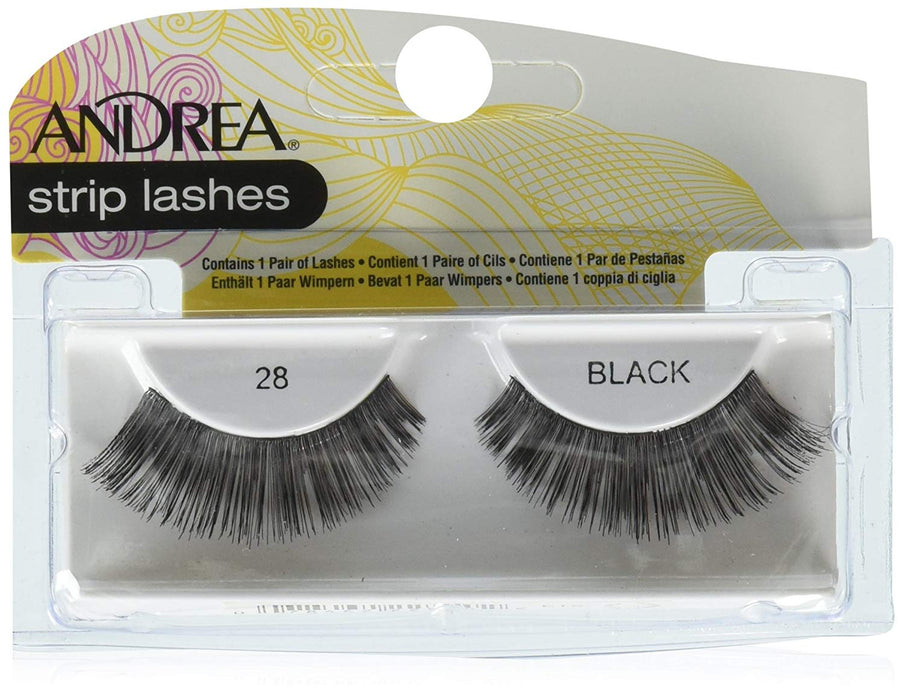 Andrea False Eyelashes Strip Lash Style 28 Black exxab.com
