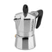 Pedrini 9081-3 Coffee Maker POLISHED ALUMI. Pakalite Black Handle - exxab.com