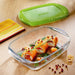 Pyrex Cook & Store Rectangular Dish W/ Lid Microwave Oven Airtight - exxab.com