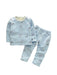 2Pcs Kids Cotton Pajamas with Polka Dot pattern in modern design - exxab.com