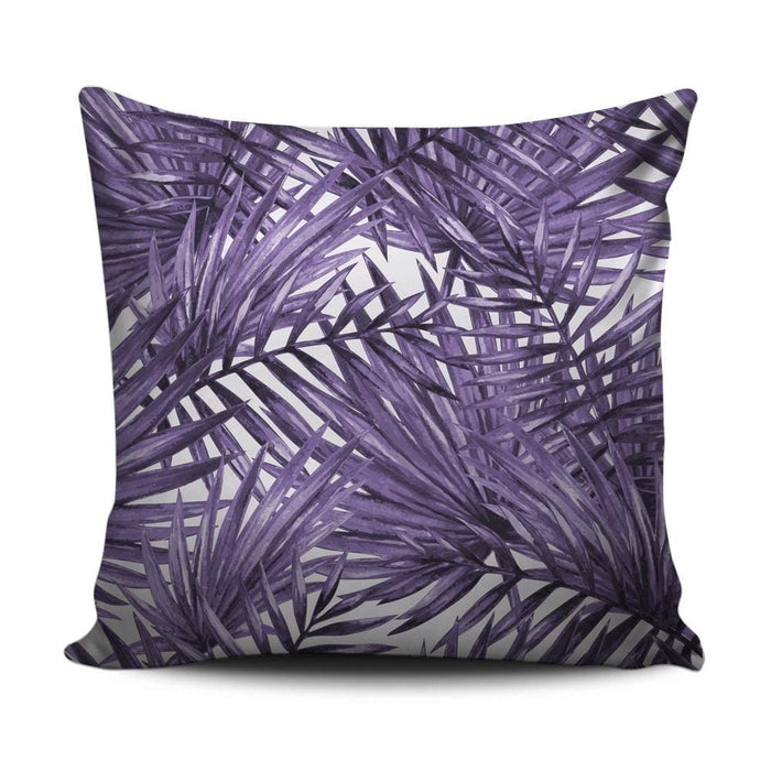 Home decoration cushion with purple tropical flowers pattern - exxab.com