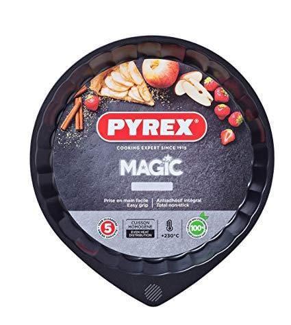 Pyrex MG27BN6 Magic Round Flan Pan Wavy side Carbon Steel - exxab.com