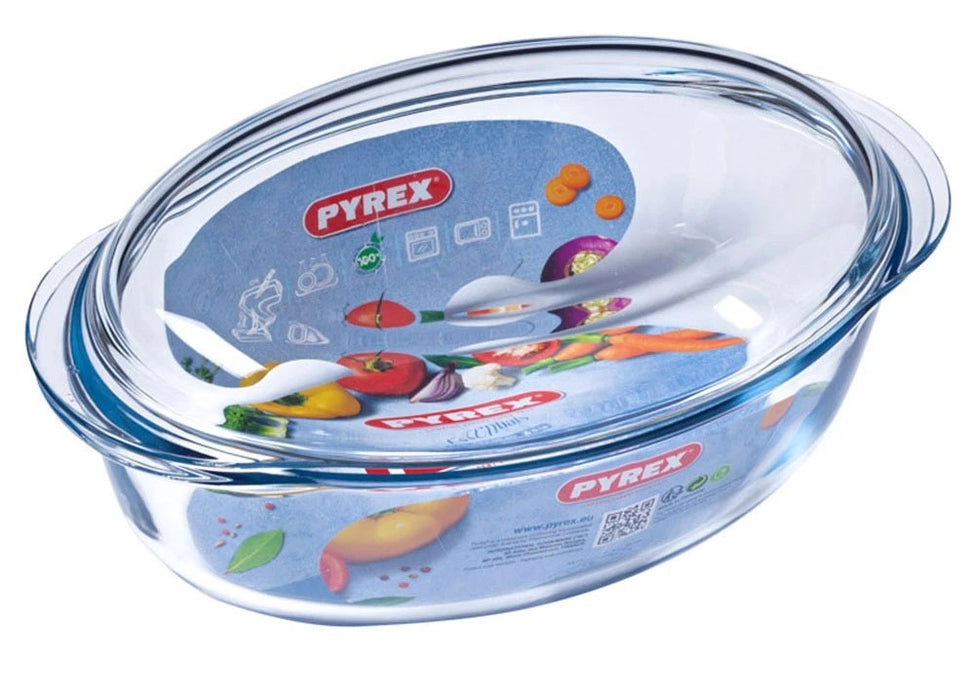Pyrex 459A000 Essentials Oval Casserole with Lid