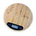 Wooden Circle Digital Electronic Kitchen Scale 5000g/1g - exxab.com