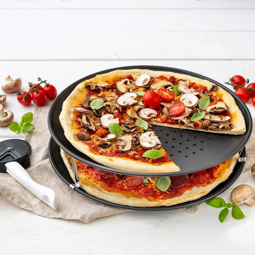 Zenker 7512 Non-Stick Pizza Pan With Holes 32 cm - exxab.com