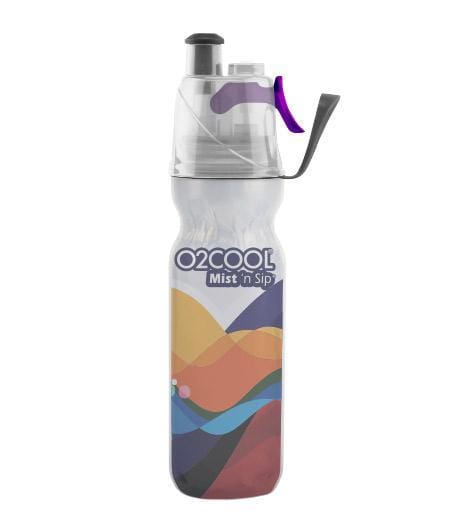 O2COOL AtcticSqueeze water bottle Wave Pattern HMCDP19 - exxab.com