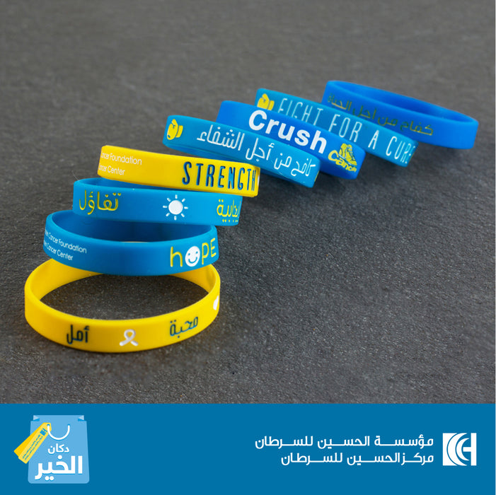 Simple wristband to spread positivity (to support the treatment of cancer patients) exxab.com