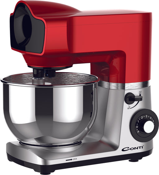 Conti KM-7136-R Stainless Steel Stand Mixer 5.5 Liters - exxab.com