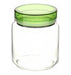 Luminarc Storage Glass Jar Green Lid - exxab.com
