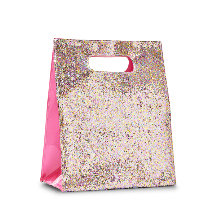 Bath & Body Works Pink Glitter Gift Bag