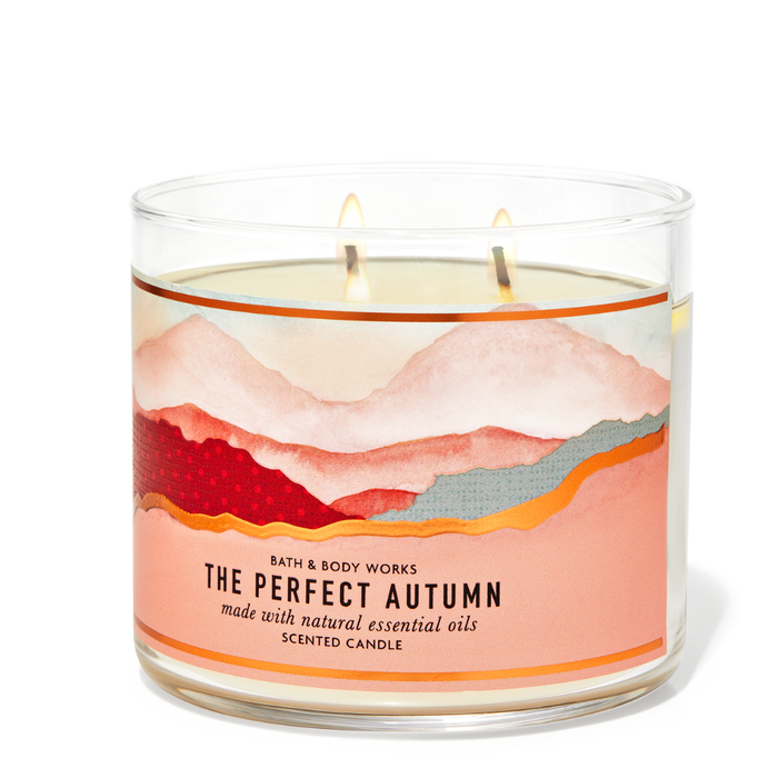 Bath & Body Works The Perfect Autumn 3-Wick Scented Candle